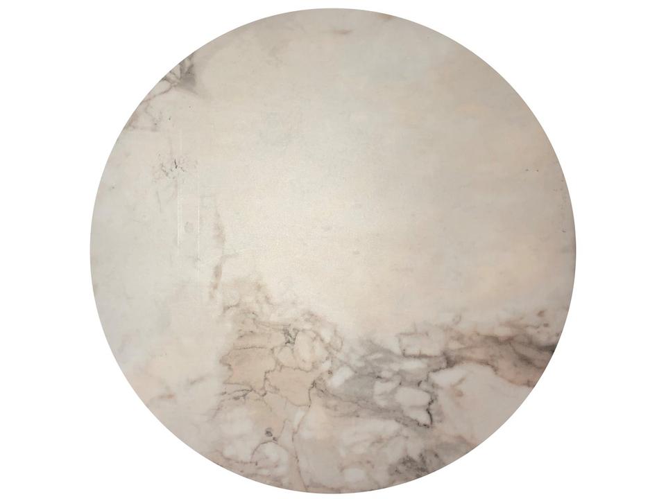 Almeria 28 Inch Round Molded Melamine Indoor Outdoor Table Top