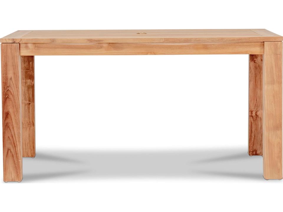 Classic Teak Rectangular Dining table with Umbrella Hole
