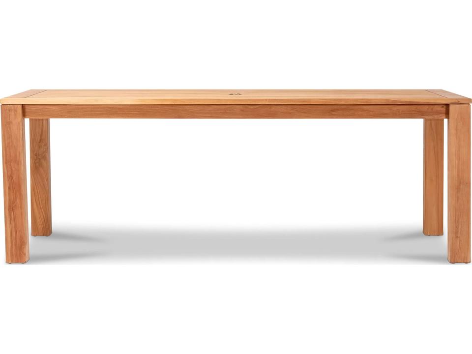 Classic Teak Rectangular Dining Table Sustainable Outdoor Furniture