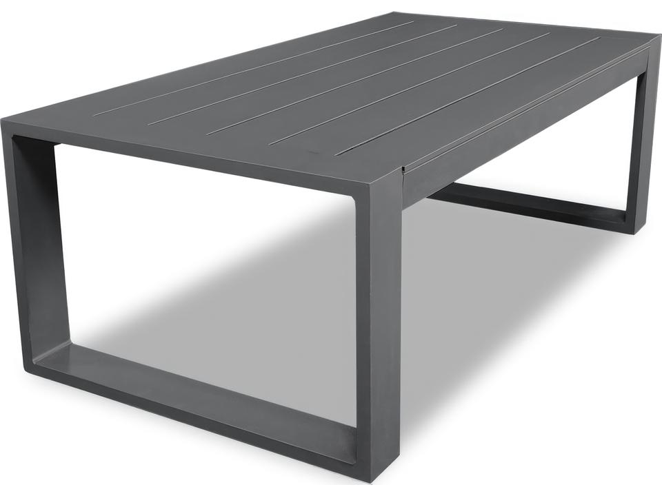 Portal Outdoor Coffee Table Modern Aluminum