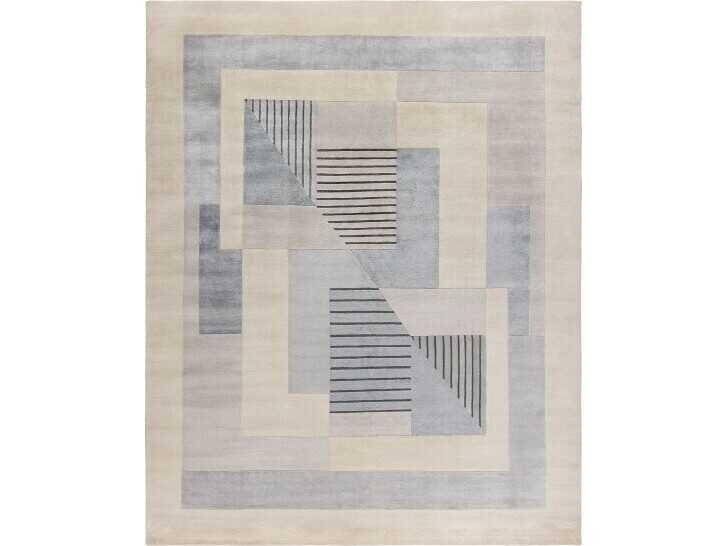 Coco Hand Knotted Wool Viscose Area Rug