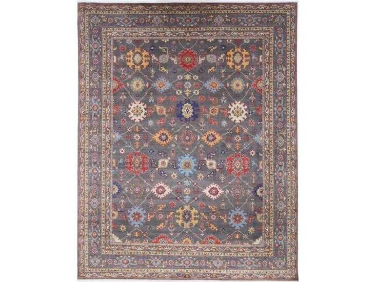 Carlton Brown - Brown Power Loomed Area Rug with Classic Persian Design
