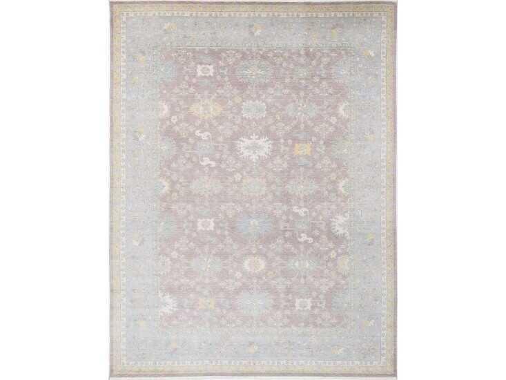 Aba Light Grey Ivory Hand Loomed Area Rug