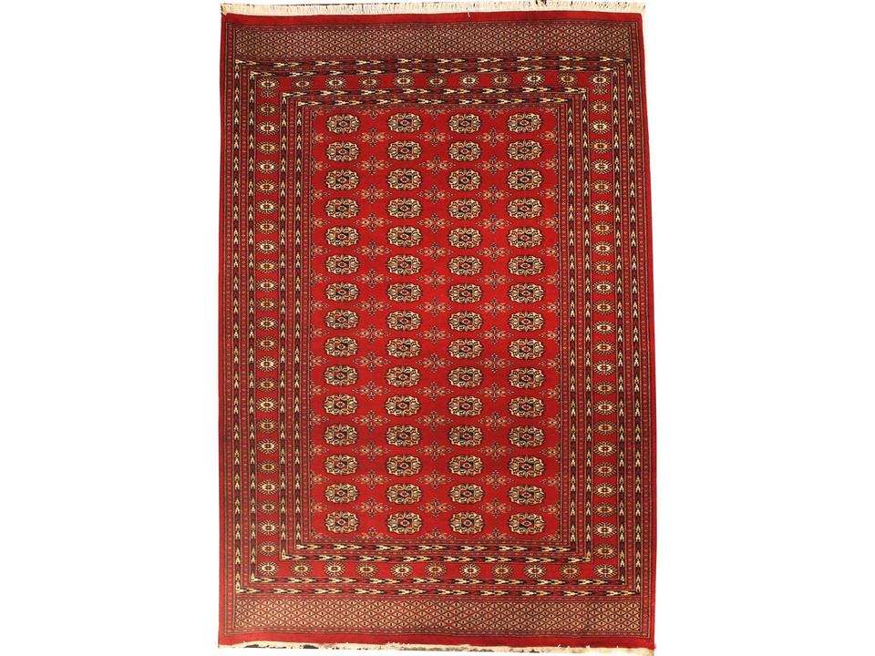 Bokhara Collection Hand-Knotted Wool Area Rug