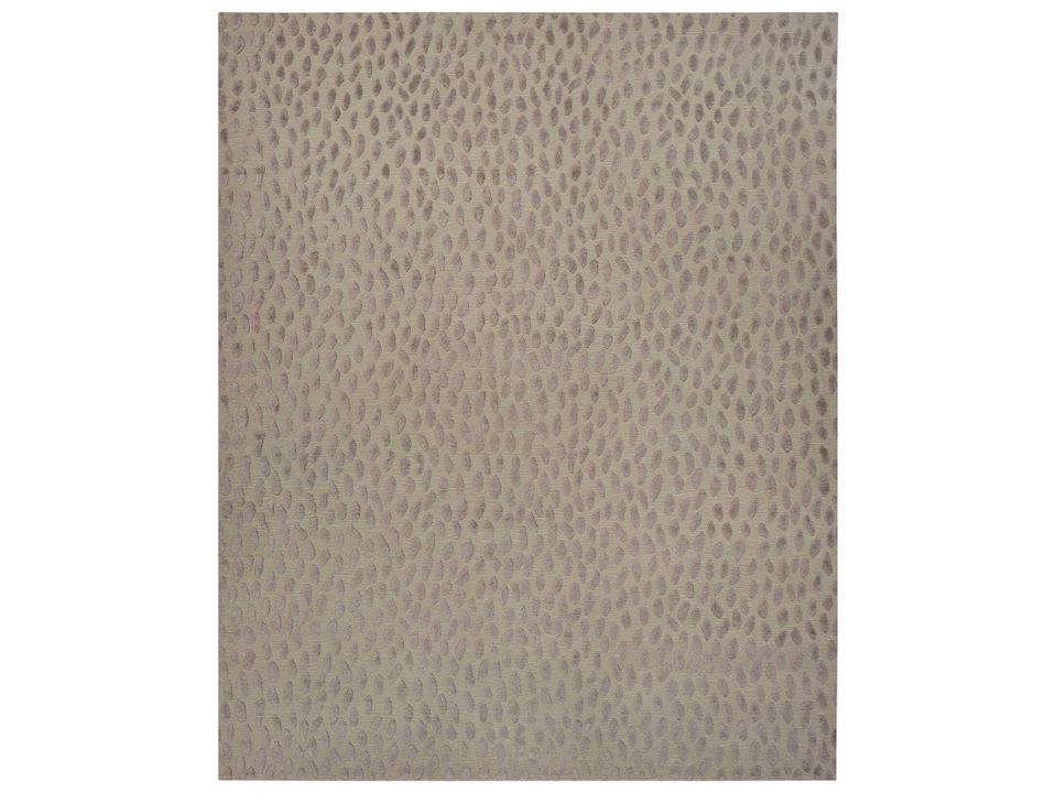 Bird Seeds Geometric Pattern Wool Blend Area Rug