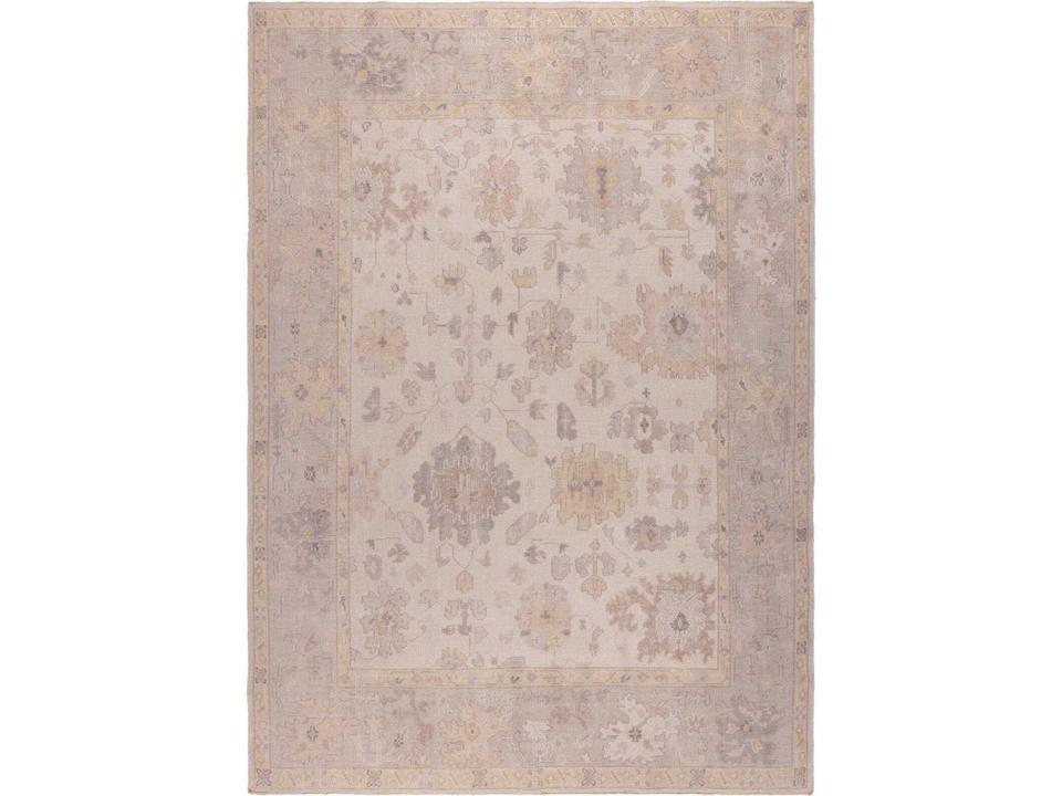 Viceroy Hand-Knotted Traditional Area Rug in Ivory