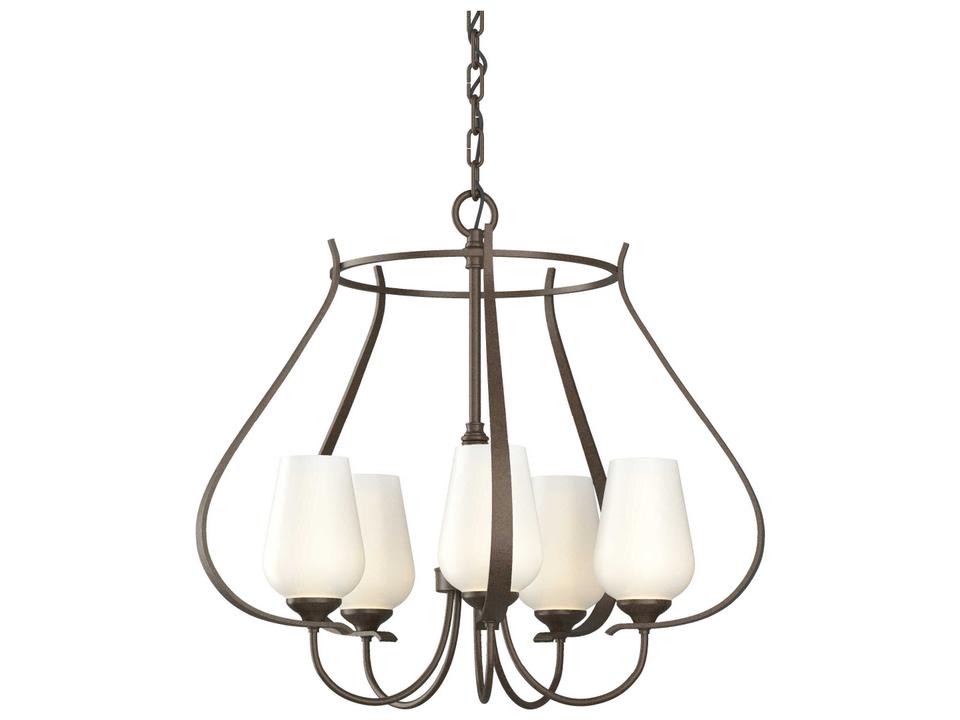 Flora 5-Arm Chandelier Hand-Forged Steel
