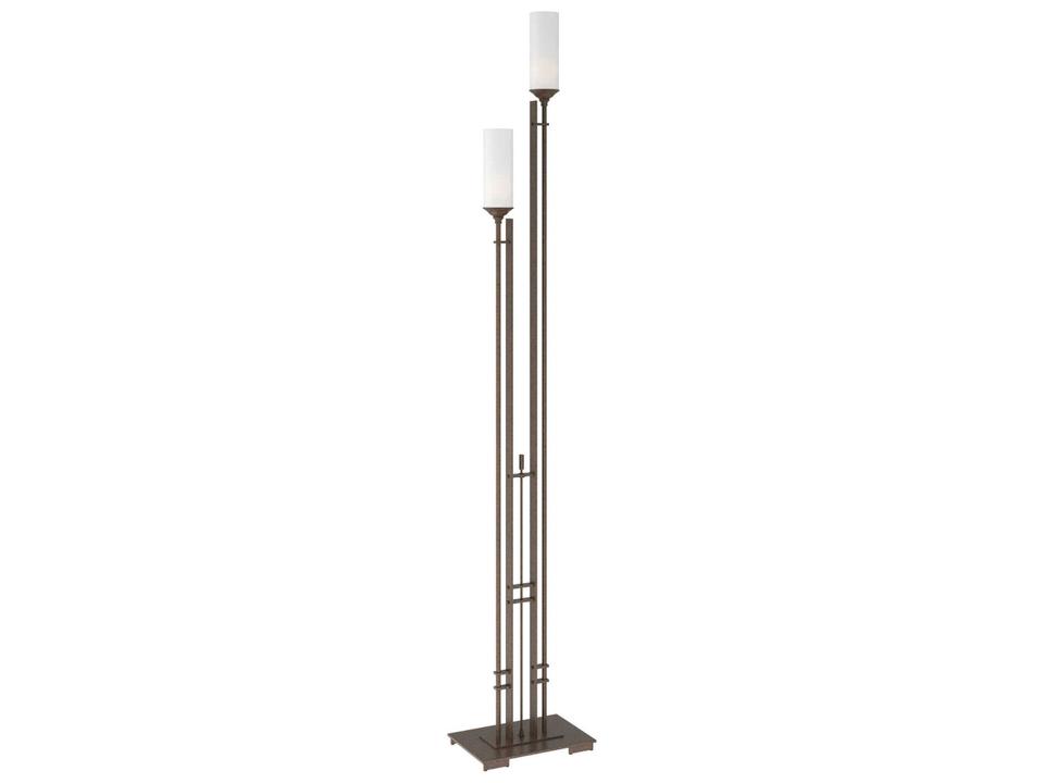 Metra Twin Tall Floor Lamp Modern Steel