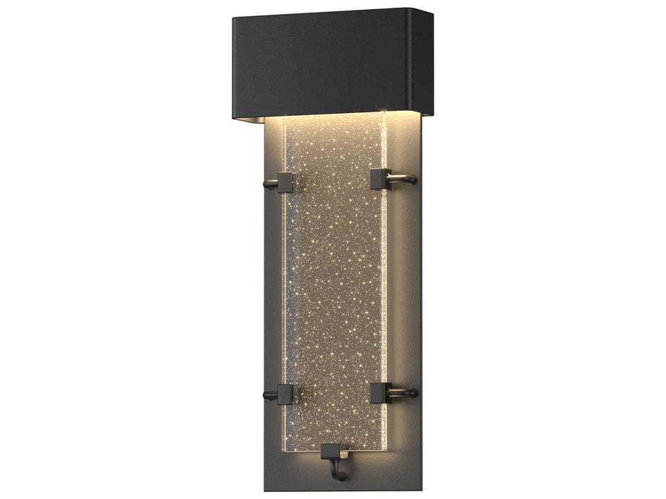 Ursa 1-Light Outdoor Wall Light with Seeded Glass