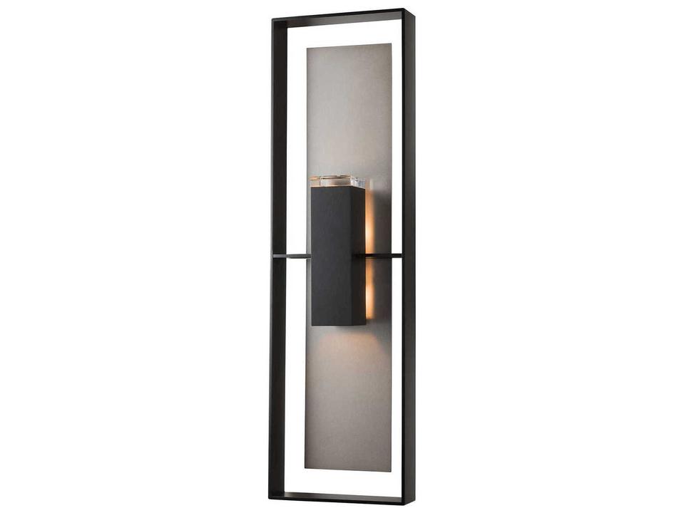 Shadow Box Tall Outdoor Wall Sconce