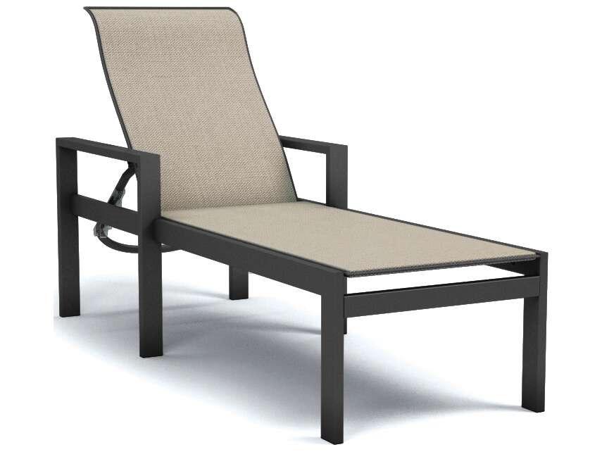 Grace Sling Aluminum Adjustable Outdoor Chaise Lounge