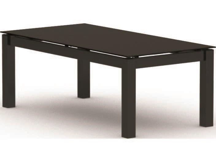 Mode Aluminum Rectangle Outdoor Coffee Table
