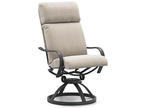 Holly Hill Cushion High Back Swivel Rocker Outdoor Accent Chair