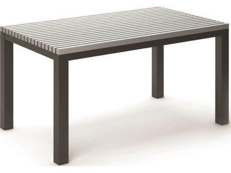 Eden 60 Inch Rectangular Dining Table with HDPE Top