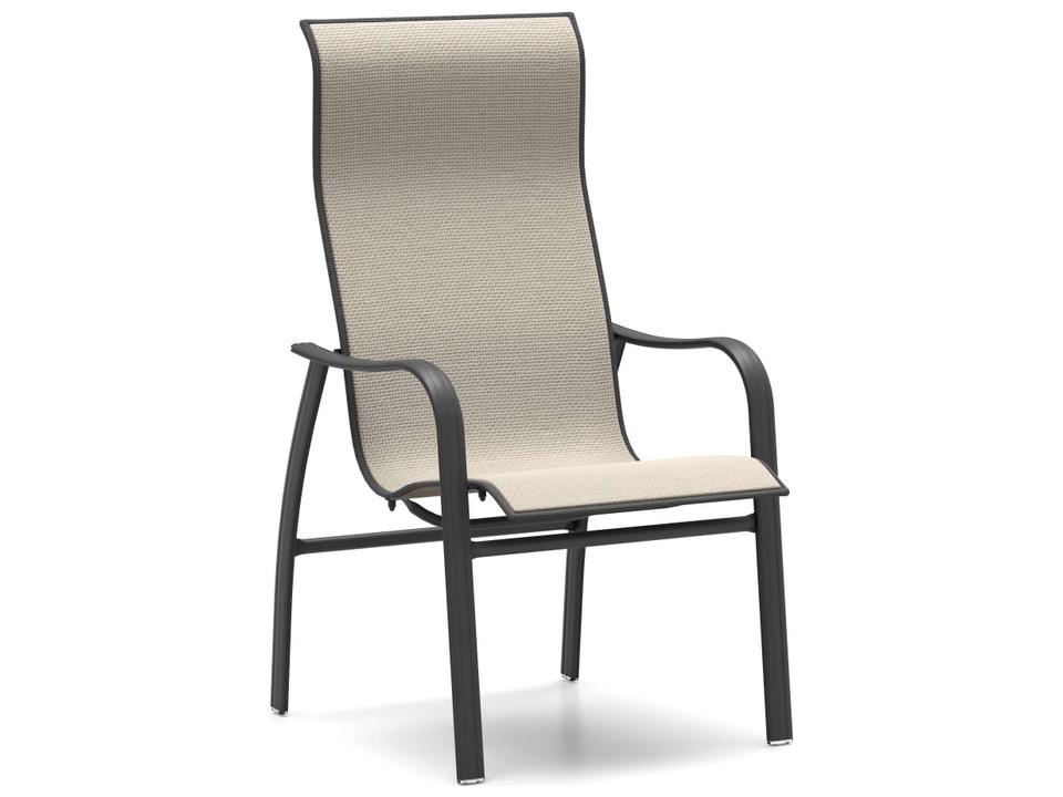 Holly Hill Sling Aluminum High Back Dining Chair