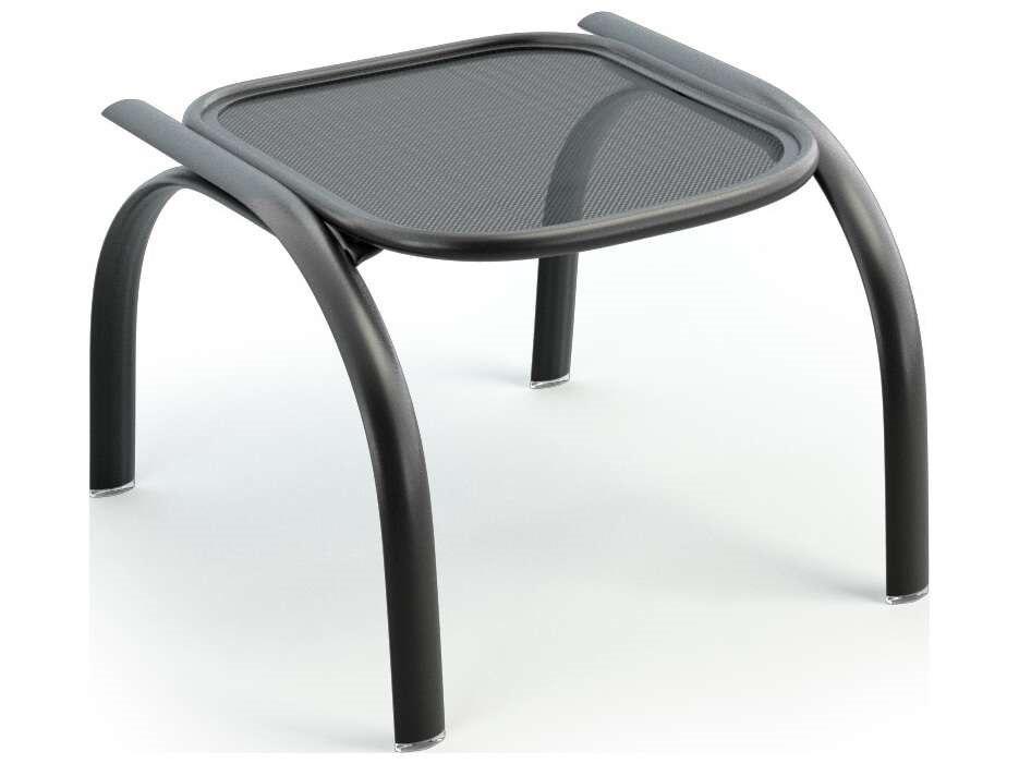 Florida Mesh Aluminum Stackable Ottoman
