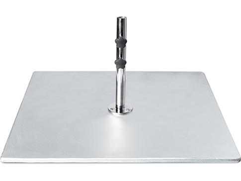 Triumph Giant 36-Inch Square Stackable Galvanized Steel Plate Umbrella Base