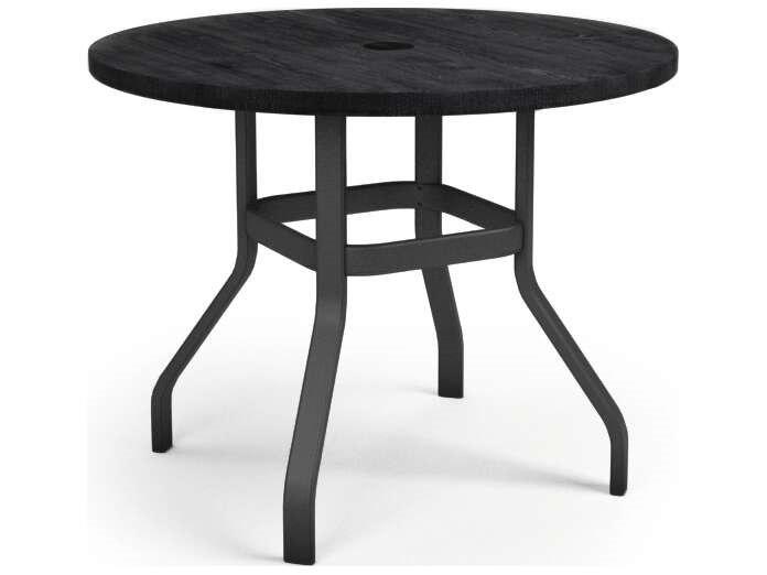 Timber 42-Inch Round Counter Table with Umbrella Hole