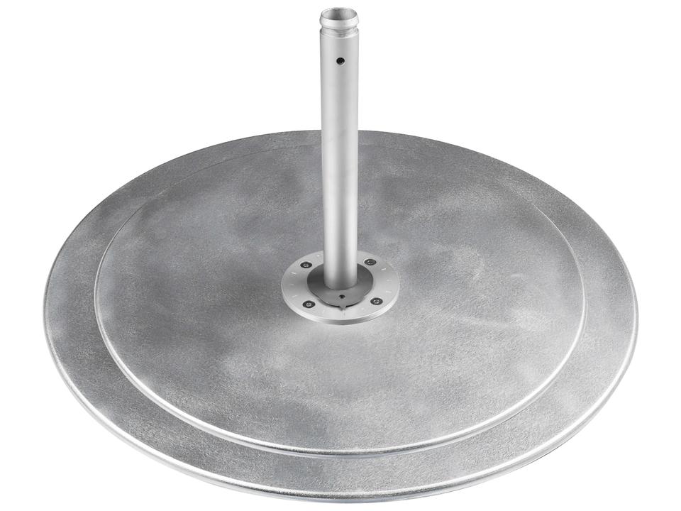 Sol Cantilever 40-Inch Round Double Plate Stack Umbrella Base