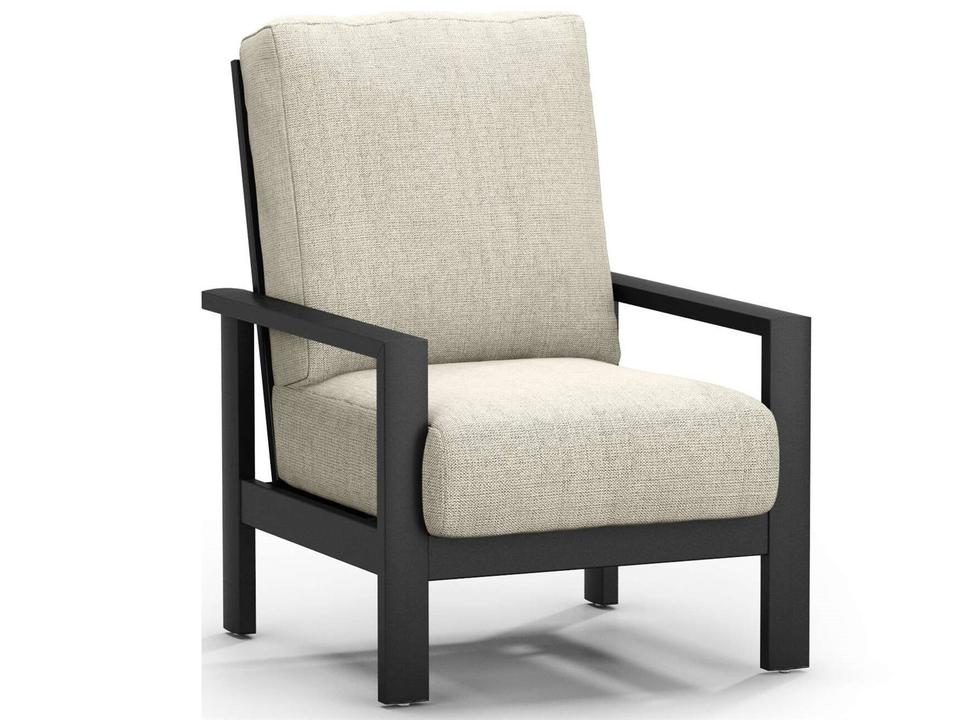 Elements Cushion Aluminum High Back Lounge Chair