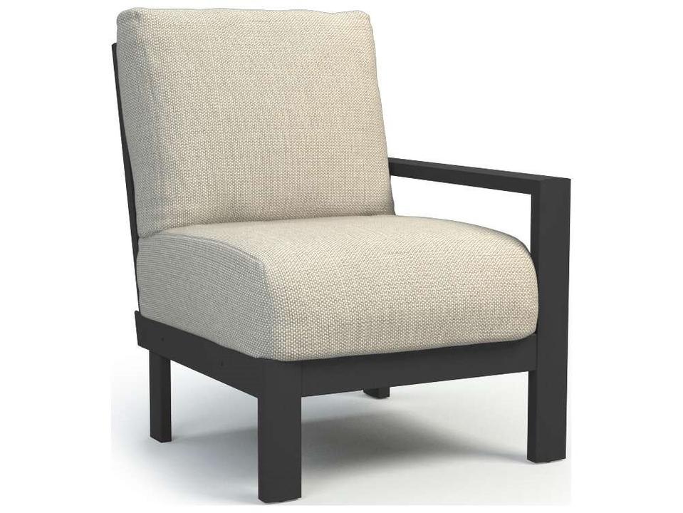 Elements Modular Aluminum Left Arm Chat Chair