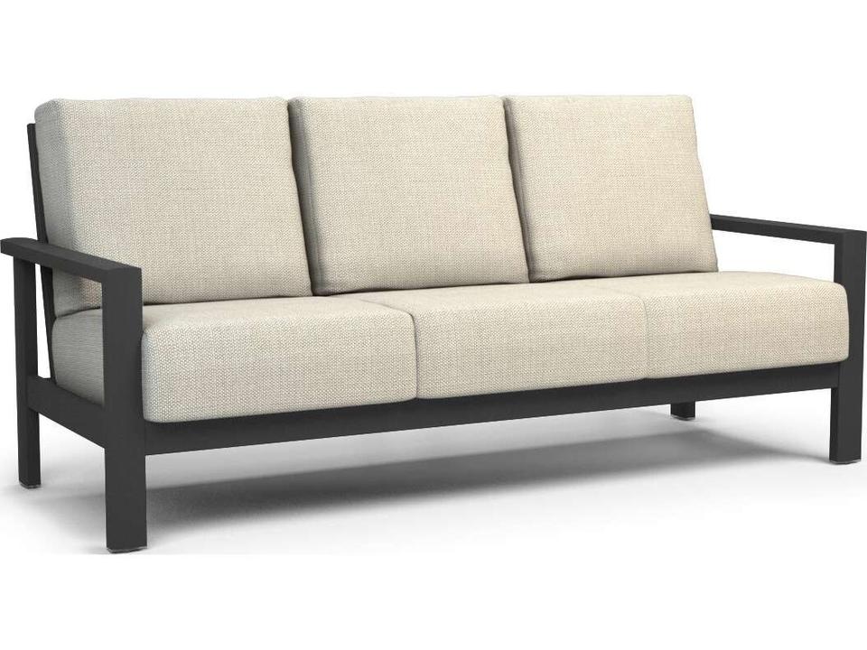 Elements Cushion 3-Seat Outdoor Patio Sofa
