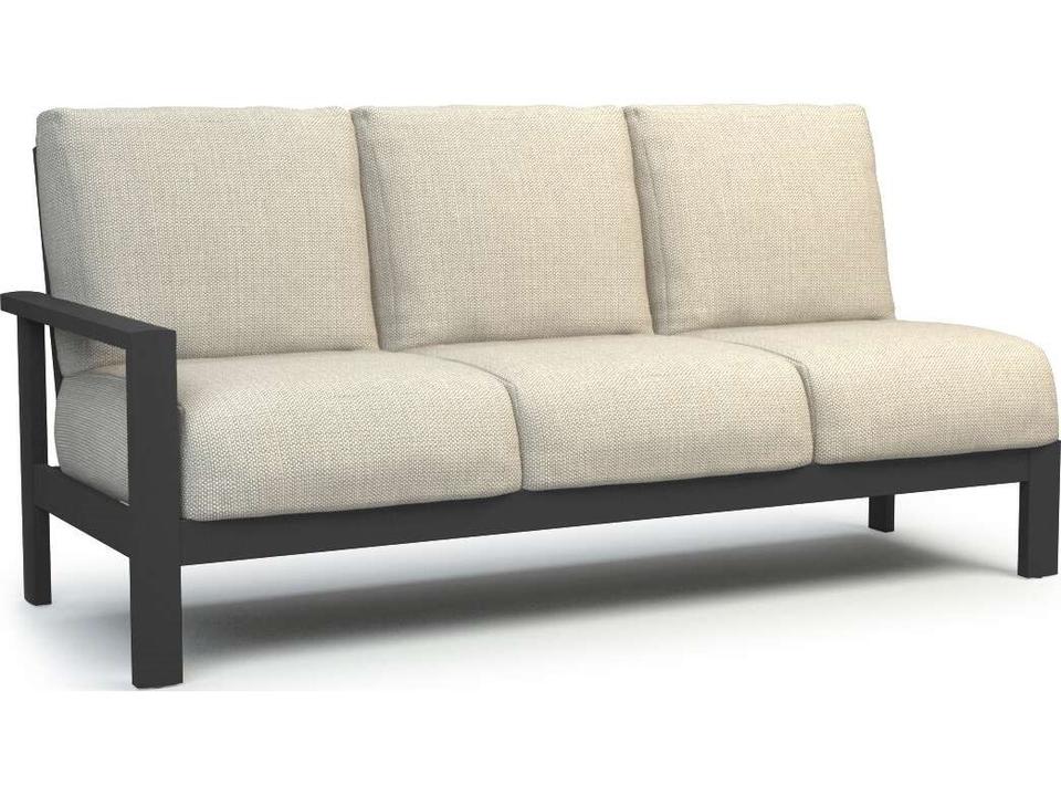 Elements Modular Right Arm Aluminum Outdoor Sofa