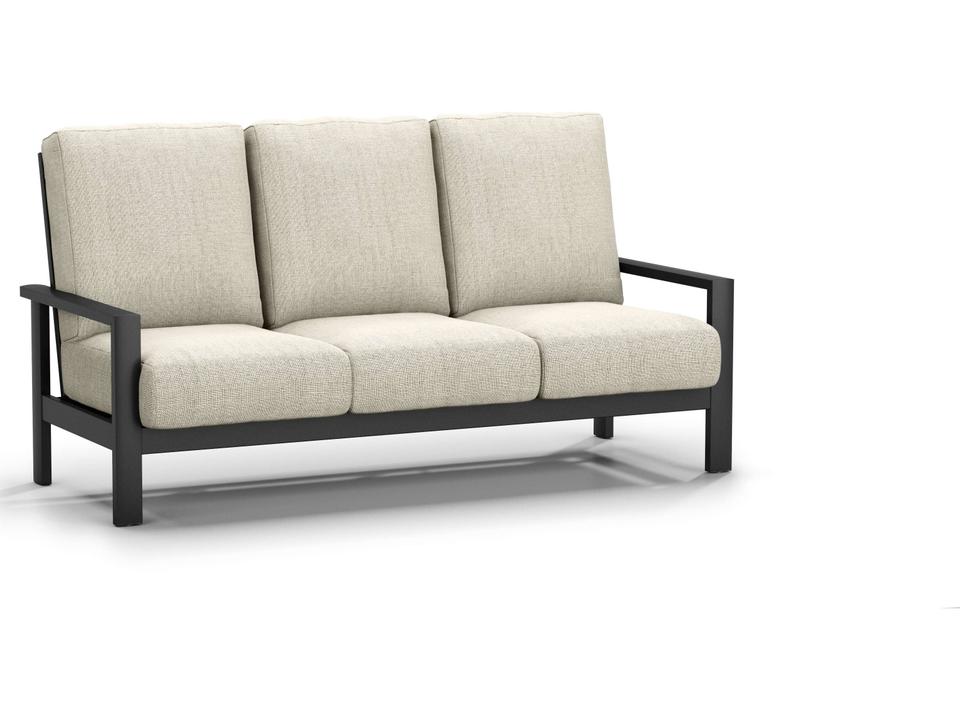 Elements Cushion Aluminum High Back Sofa