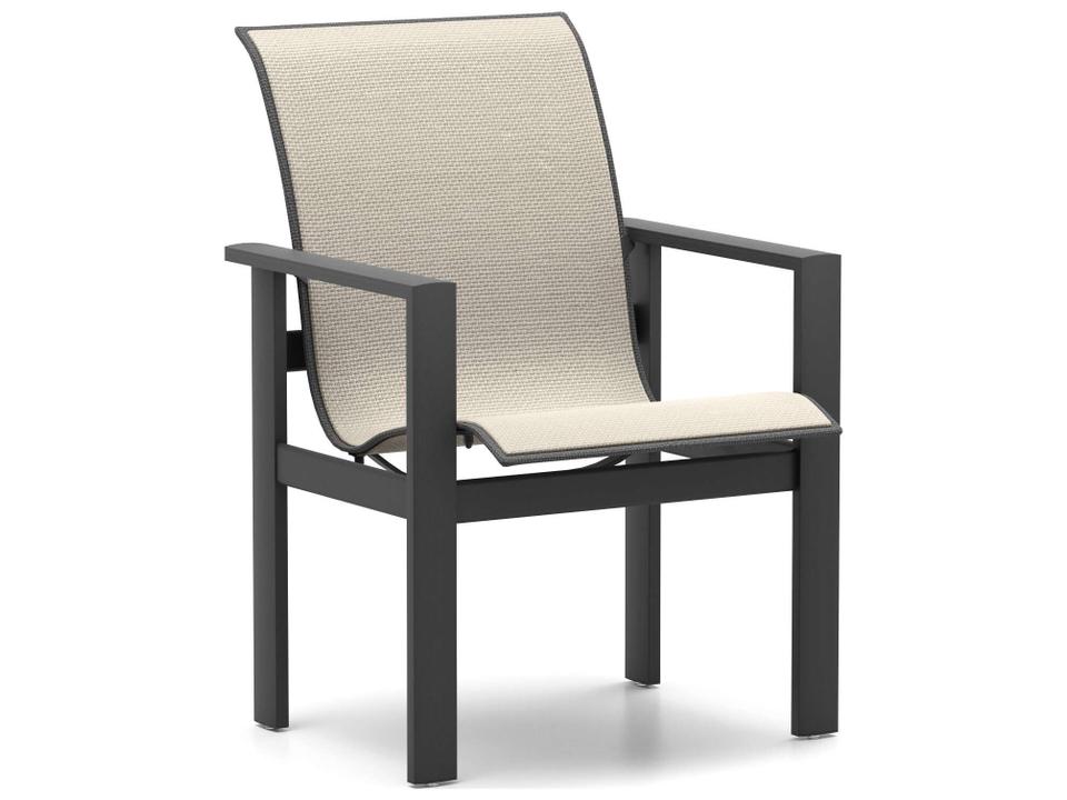 Elements Sling Low Back Dining Armchair