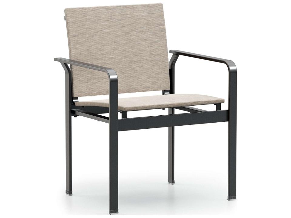 Elevate Sling Stackable Dining Arm Chair