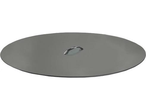 22-Inch Round Aluminum Fire Pit Burner Cover in Multiple Finishes