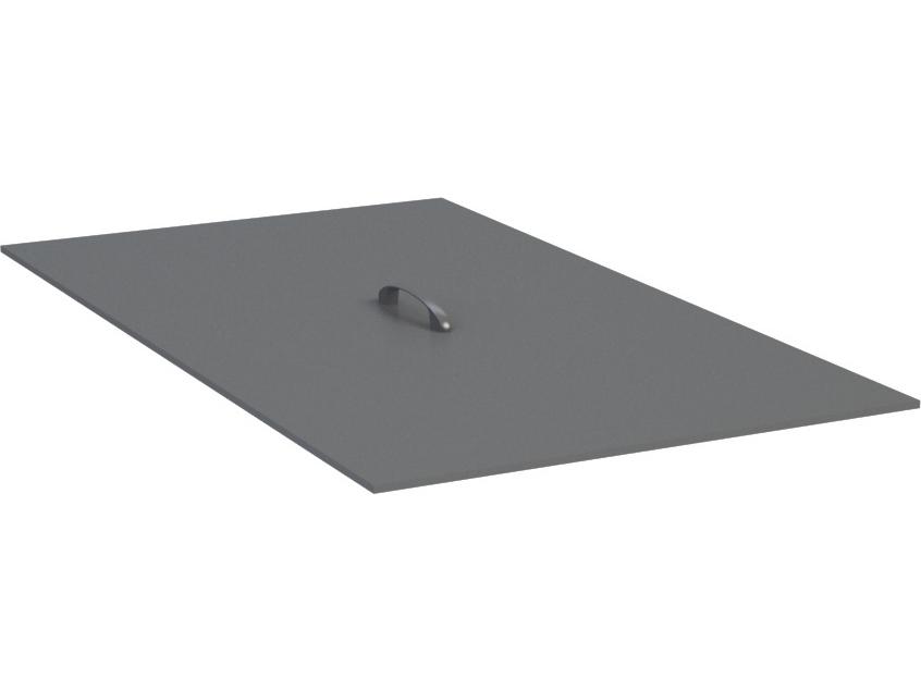 Aluminum Smooth Fire Burner Cover for Rectangular Burners