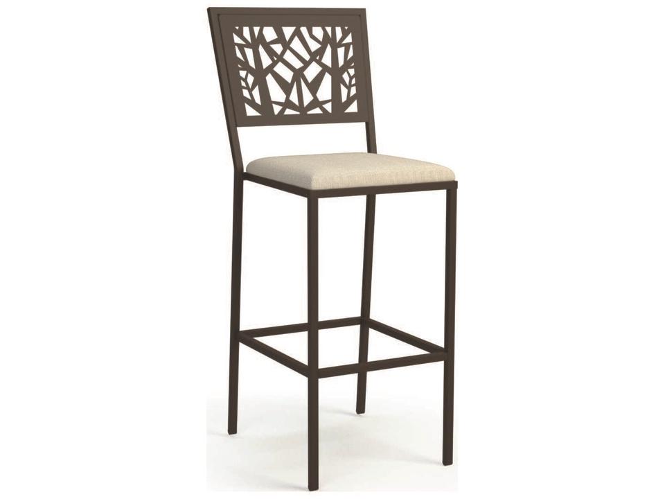 Echo Steel Cushion Bar Stool