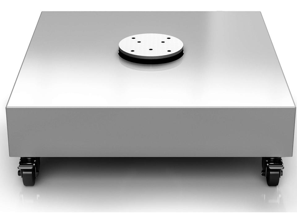 Sol Cantilever 34 Inch Square Heavy-Duty Wheel Umbrella Base