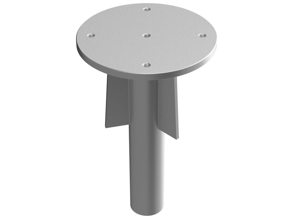 Sol Cantilever Galvanized Steel In-Ground Mount Umbrella Base