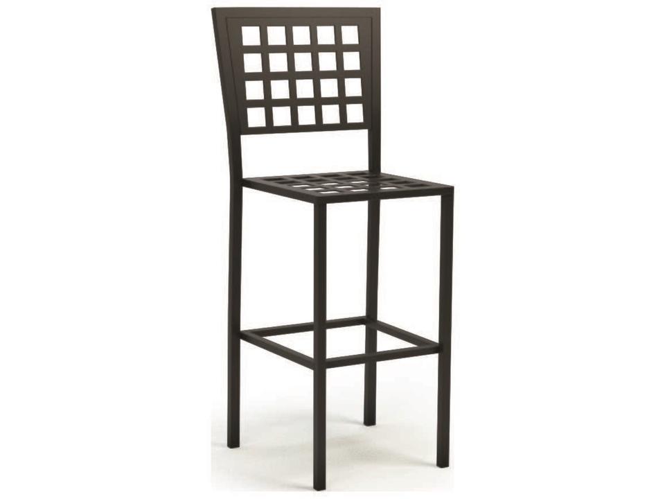 Manhattan Steel Outdoor Armless Bar Stool