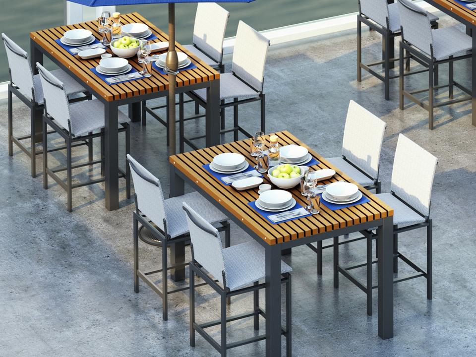 Eden Aluminum Dining Set