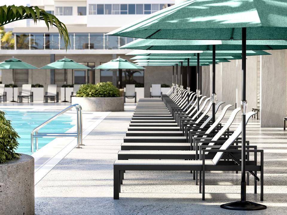 Grace Sling Aluminum Outdoor Lounge Set