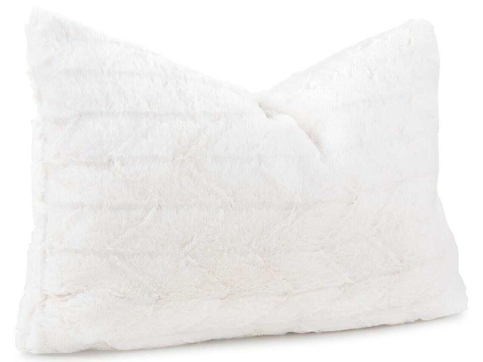 Angora Faux Fur Decorative Pillow