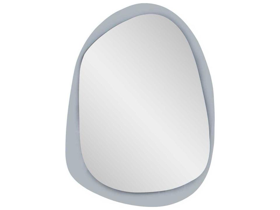 Ahrends Asymmetrical Smokey Gray Wall Mirror