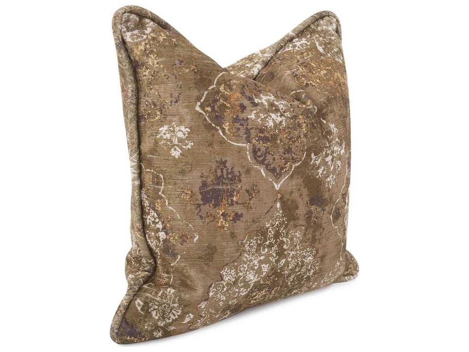 Baroque Moss Decorative Pillow with Down Insert