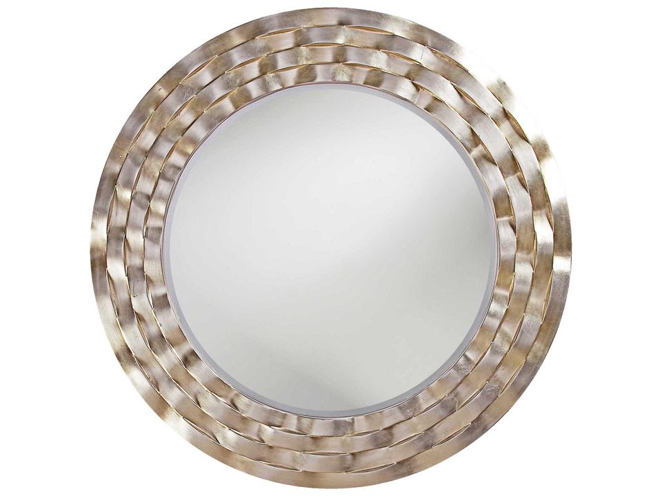 Cartier Round Wall Mirror in Champagne Silver