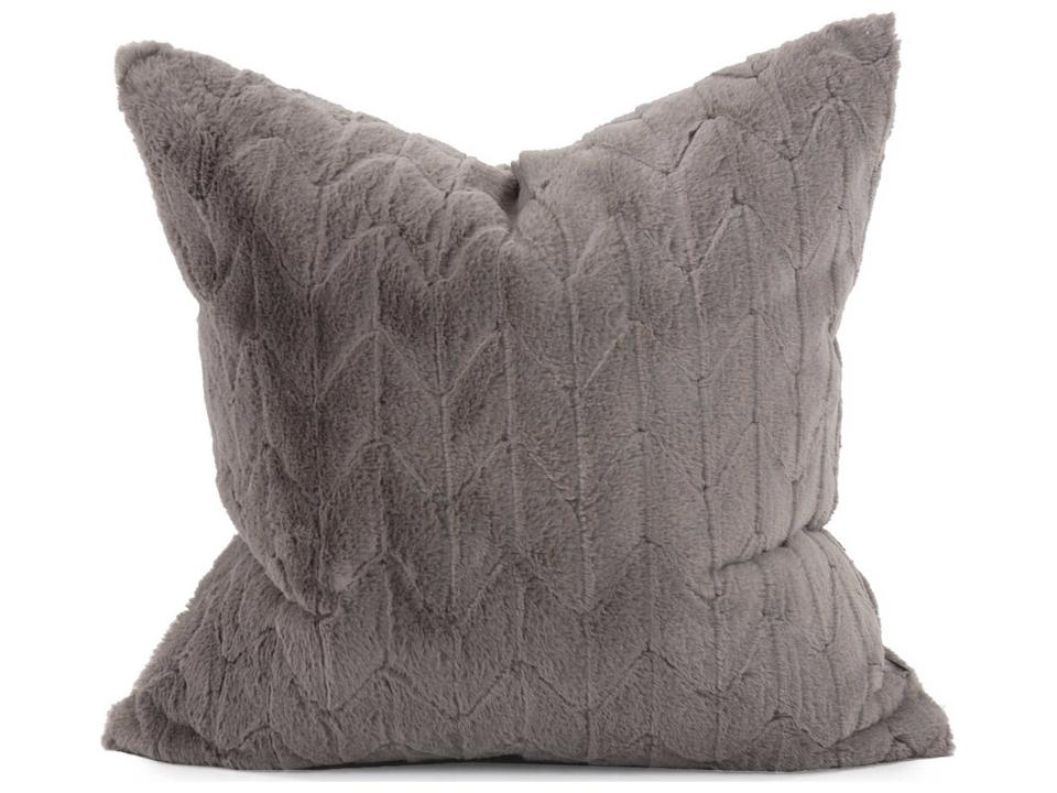 Angora Faux Fur Pillow with Polyester Insert