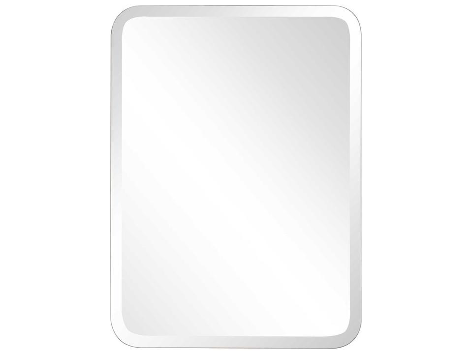 Frameless Rectangular Wall Mirror with Beveled Edge