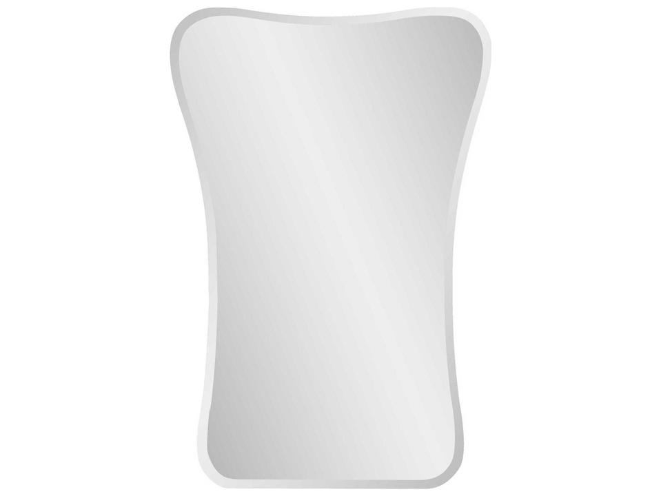 Frameless Flared Wall Mirror with Beveled Edge