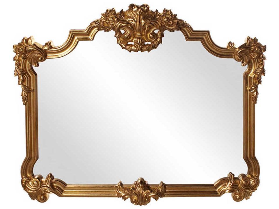 Avondale Arch Wall Mirror in Glossy Black