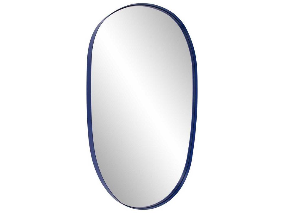 Klein Royal Blue Wall Mirror with Industrial Abstract Style