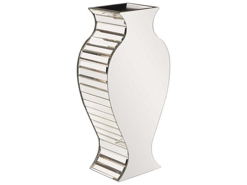 Rounded Mirrored Vase Small Elegant Home Accent