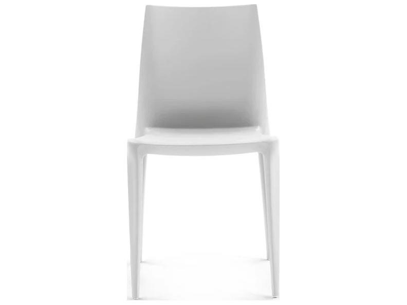 Bellini Light Gray Armless Dining Chair - Pack of 2