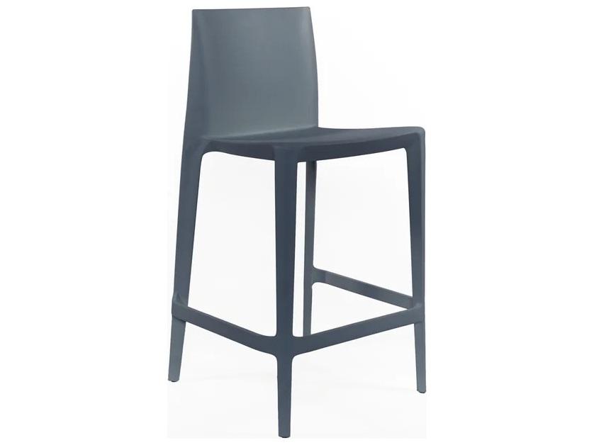 Bellini Dark Gray Counter Stool - Pack of 2